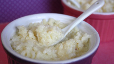 Riz au lait à la vanille maison