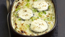 Gratin de céleri et de pommes de terre au Sainte-Maure de Touraine