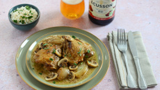 Le poulet au cidre Écusson