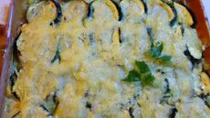 gratin de courgettes au parmesan