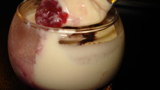 Cerises à la cannelle en petits verrines!