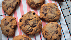 Cookies vergeoise/cassonade aux pépites de chocolat