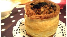 Timbales des rois confiture de lait, pommes & noix