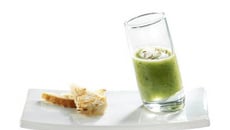 Velouté de courgettes au Philadelphia et cumin