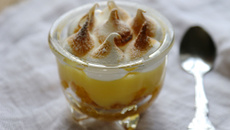 Tarte meringuée déstructurée aux agrumes