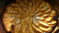 Tarte fine caramélisée aux pommes