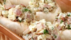 Champignons farcis au jambon cru