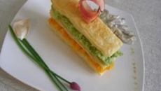 Millefeuilles potiron et brocolis