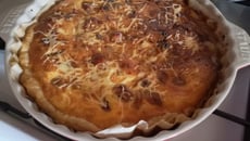 Tarte fondante aux Saint-Jacques