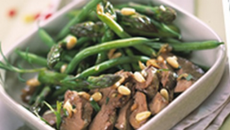 Salade de foies de lapin confits