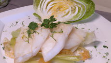 Feuilleté de sole à la julienne d'endive