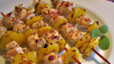 Brochettes de dinde à l'indienne