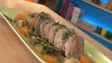 Rôti de veau aux champignons