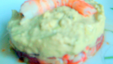 Tartare de saumon-crevette