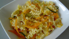 Pâtes aux légumes