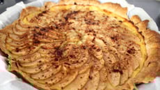 Tarte aux pommes à la vanille