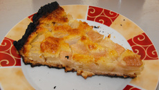 Tarte aux poires et amandes simple et rapide