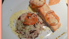 Saumon et sa sauce champenoise