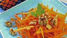 Salade de carottes aux noix de cajou