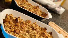 Crumble pomme coing au Nutella