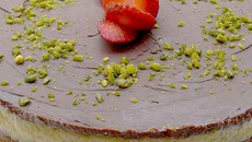 Palet géant au cacao, lemon curd et chocolat