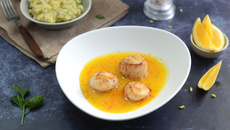 Noix de Saint-Jacques à l'orange