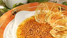 Crème brûlée au fenouil confit et à l'Absinthe du Haut-Doubs