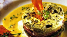 Bayaldi de légumes séchés à la Fourme d'Ambert