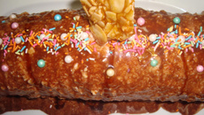 Bûche noisette chocolat