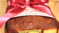 Cake pistache, tonka et choco