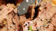 Foie gras marbré chocolat et vanille