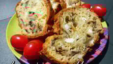 Cake feta aubergine et thym