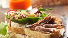 Tartine de confit de canard