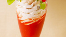 Melba de tomate à la chantilly de Chèvre-boîte