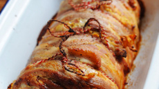 Saumon rôti à la moutarde