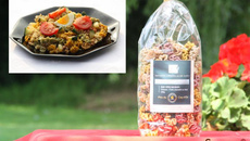 Salade estivale de pâtes au blé tendre