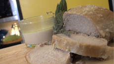 Rôti de porc au lait