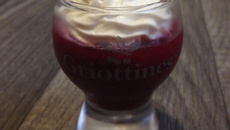 Gaspacho betterave et sa crème de chèvre