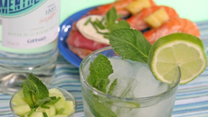 Verrines Concombre Menthe Pastille