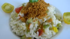 Risotto aux légumes du soleil et sa chapelure au chorizo