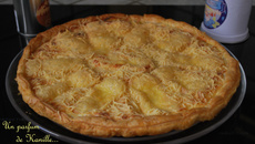 Flamiche au Maroilles et au bacon