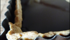 Tarte miroir au chocolat et soupçon de salidou