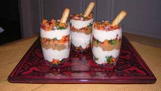 Verrines croquantes aux légumes du soleil