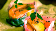 Saumon aux poires en papillottes