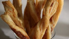 Torsades au parmesan et jambon de Parme