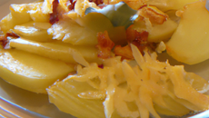 Gratin de pommes de terre et chicon