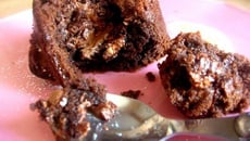 Muffins chocolat cœur de toblerone