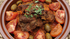 Tajine d'agneau aux tomates confites