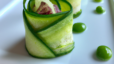 Rouleau de printemps de concombre