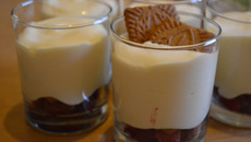 Tiramisu de spéculoos et framboises